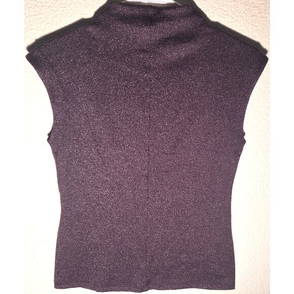 Banana Republic Metallic Shimmer Sleeveless Sweater - XS - Picture 5 of 6
